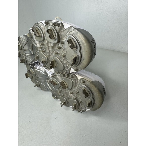 Mizuno Wave 9 Spike White Baseball Cleats Shoes Mens Size 7 - Picture 12 of 15